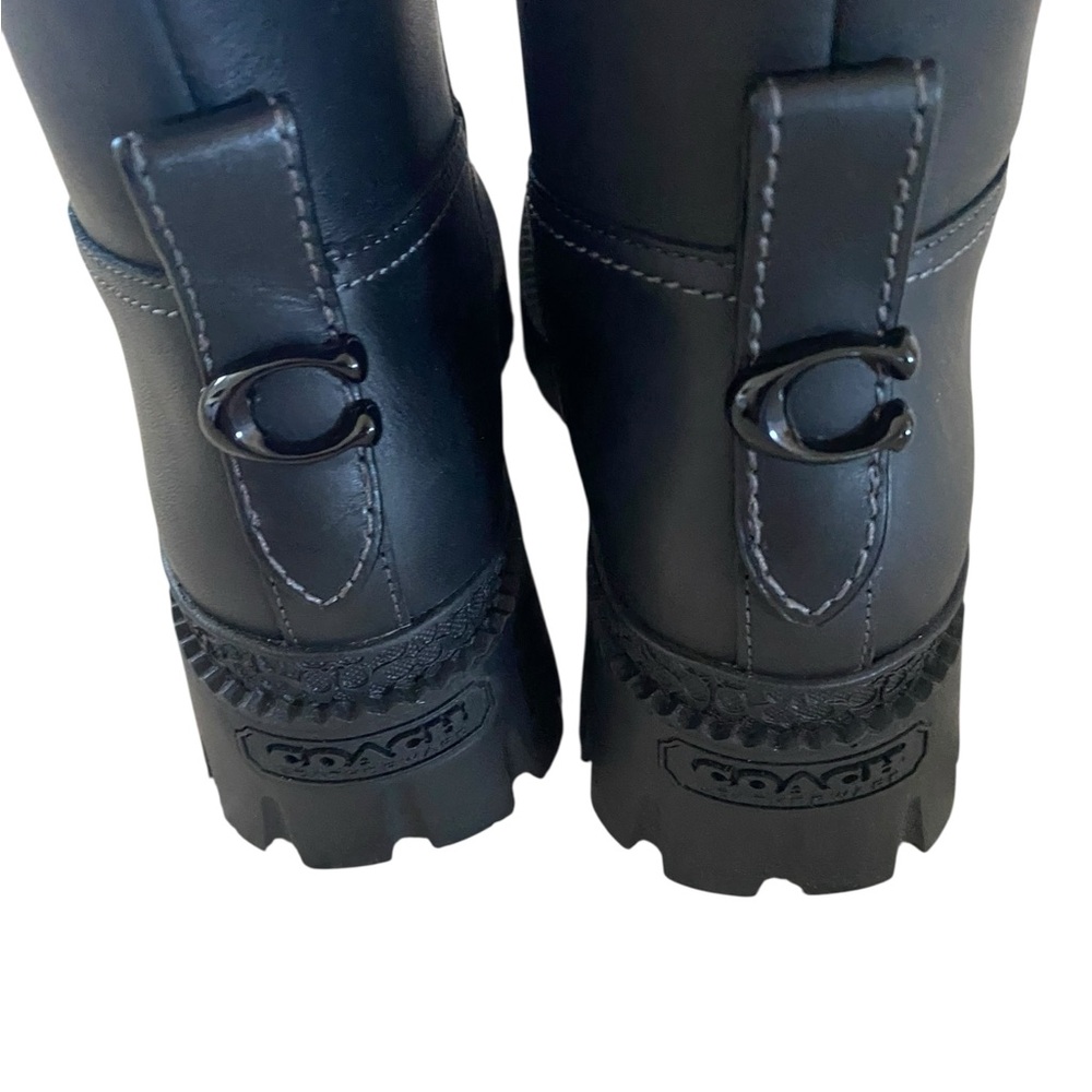 Coach leather tall riding boots size 6b 36.5 - Picture 10 of 10